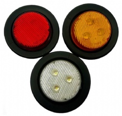 2 Inch Round Led Truck Trailer Side Light