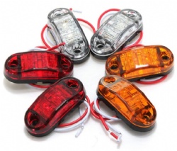 2.5 Inch Oval Led Truck Trailer Side Light