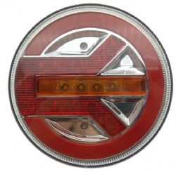 4 Round Trailer Tail Light Tail/Turn & Tail/Stop