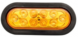 6 Inch Oval Tail Light LED Indicator Light 12V,24V